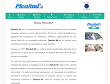 Tablet Screenshot of plenitudaa.org.mx